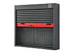 RS PRO Steel Wall Mount Tool Cabinet, 900mm x 215mm x 1140mm