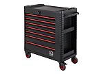 RS PRO 7 Drawer Steel Wheeled Tool Chest Tools Included