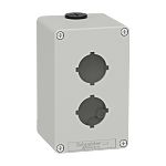 Schneider Electric Grey Die Cast Zinc XAPD Empty Control Station - 2 Hole 30mm Diameter