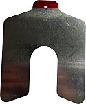 Ocelová podložka, délka: 125mm, šířka: 125mm, tloušťka: 0.5mm