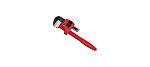 RS PRO Pipe Wrench, 609 mm Overall, 75mm Jaw Capacity, Metal Handle