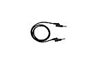 Zkušební vodiče, Černá, délka kabelů: 2m, Silikon, úroveň kategorie: CAT II