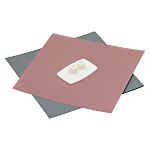 Polishing Kit Containing 3 μm Pink Lapping Film, 600 Grit Abrasive Paper, Polishing Fixture