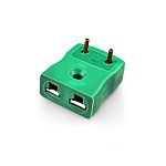 RS PRO, Miniature Miniature PCB Socket Connector for Use with Thermocouple, 4mm Probe, IEC, RoHS Compliant Standard