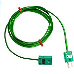 Type K Thermocouple & Extension Wire, 5m, PVC Insulation, +105°C Max, 7/0.2mm