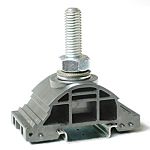 RS PRO DIN Rail Terminal Block, 150mm², 1-Level, Bolt Termination