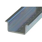 RS PRO Zinc Plated Steel DIN Rail, Terminal Block Compatible, 2000mm x 35mm x 15mm