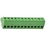 RS PRO, 5.08mm Pitch, 12 Way, Pluggable Terminal Block, Plug, PCB, Cage Clamp Termination