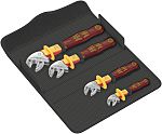 Wera 50201 Series 4-Piece Spanner Set, 0.75, VDE/1000V