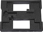Pěnová vložka Černá Vysoké hustoty pravoúhlá, 378 x 304 x 200mm Pěna SORTIMO L-BOXX Gossen Metrawatt