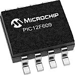 Microcontrolador MCU Microchip PIC12F609T-I/SN, núcleo MCU de 8 bits, SOIC de 8 pines