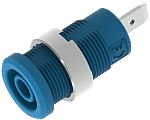 Electro PJP Blue Female Banana Socket, Plug In Termination, 36A, 600 → 1000V
