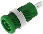 Electro PJP Green Female Banana Socket, Plug In Termination, 36A, 600 → 1000V