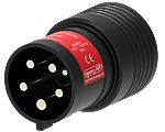 Adapter for CEE plugs 5 phasis+Pilot 63A