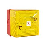 Clifford & Snell FD40 Series Yellow Flashing Effect LED Beacon for Use with Commercial & Light Industrial Applications,