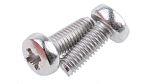 RS PRO Pozidriv Pan A2 304 Stainless Steel Machine Screw DIN 7985, M3x8mmx0.314in