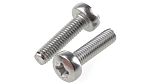 RS PRO Pozi Pan A2 304 Stainless Steel Machine Screw DIN 7985, M3x12.0mm