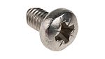 RS PRO Pozi Pan A2 304 Stainless Steel Machine Screw DIN 7985, M4x6.0mm