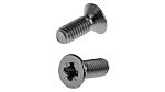RS PRO Pozidriv Countersunk A2 304 Stainless Steel Machine Screw DIN 965, M3x8mmx0.314in