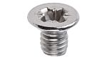 RS PRO Pozi Countersunk A2 304 Stainless Steel Machine Screw DIN 965, M4x6.0mm