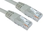 RS PRO, 1.5m Cat6, Grey RJ45 to Male RJ45 Male, UTP, Terminated PVC Sheath