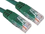 RS PRO, 1.5m Cat6, Green RJ45 to Male RJ45 Male, UTP, Terminated PVC Sheath