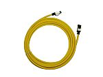 Decelect, 3m Cat8, Yellow RJ45 to RJ45, Copper Braid, Terminated