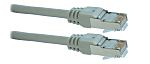 Decelect, 500mm Cat6a, Gray RJ45 to RJ45, Shielded PVC, Terminated