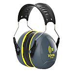 JSP Sonis Ear Defender with Headband, 31dB, Grey