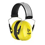 JSP Sonis Ear Defender with Headband, 31dB, Yellow