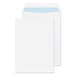 White C5 No Self-Seal Flap Mailing Envelope