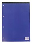 Cuaderno Victor Stationery 67890VC, Azul Inferior A4