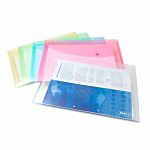 Rapesco Assorted Foolscap Punched Pocket