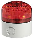 RS PRO Red LED Beacon, 12 → 24 V ac/dc, IP65, Base Mount, 100dB at 1 Metre
