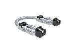 Amphenol Communications Solutions, 1m Cat6a, Black RJ45 to Male RJ45 Male, Terminated Thermoplastic Sheath