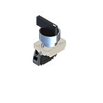 RS PRO Knob Selector Switch - (1NO) 30mm Cutout Diameter, Illuminated 2 Positions