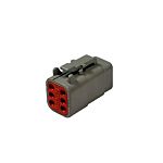 TE Connectivity, DEUTSCH, DEUTSCH DT, DEUTSCH DTM Automotive Connector Socket 6 Way, Wire Termination DTM06-6S