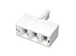 RS PRO Adapter, Adapter, White