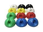 RS PRO Black, Blue, Green, Red, White, Yellow PVC Clip, 5mm Max. Bundle