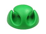 RS PRO Green PVC Clip, 5mm Max. Bundle