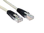 RS PRO, 3m Cat6, Grey RJ45 to Male RJ45 Male, UTPShielded, Terminated PVC Sheath