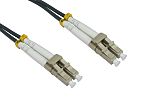 RS PRO LC to LC Duplex OM1 Multi Mode OM1 Fibre Optic Cable, 3mm, Grey, 500mm