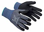 Tilsatec EnVision Black (Coating), Dark Blue (Liner) Yarn Cut Resistant Work Gloves, Size 9, Microfoam Coating