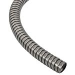 ABB Flexible Conduit, 16mm Nominal Diameter, Stainless Steel, Silver