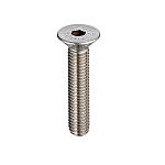 RS PRO Plain Stainless Steel Hex Socket Countersunk Screw, DIN 7991, M4 x 12mm