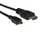 RS PRO HDMI 1.4, 1m Male Micro HDMI to Male HDMIPremium High Speed 4K