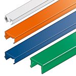 Bosch Rexroth Grey PVC Cover Strip, 10mm Groove Size, 2m Length