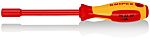 Knipex Hexagonal Nut Driver, 7 mm Tip, VDE/1000V, 125 mm Blade, 237 mm Overall