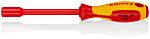 Knipex Hexagonal Nut Driver, 10 mm Tip, VDE/1000V, 125 mm Blade, 237 mm Overall