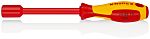 Knipex Hexagonal Nut Driver, 13 mm Tip, VDE/1000V, 125 mm Blade, 237 mm Overall